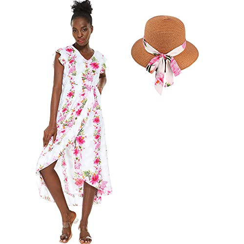 Pink Hibiscus Vine + Hat
