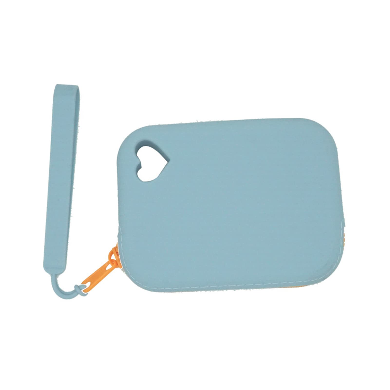 Waterproof Silicone Storage Bag - Portable Key Card Holder, Dustproof Organizer for Data Cables & Headphones (Blue) | Perfect for Travel, Office & Kids Backpack Essentials