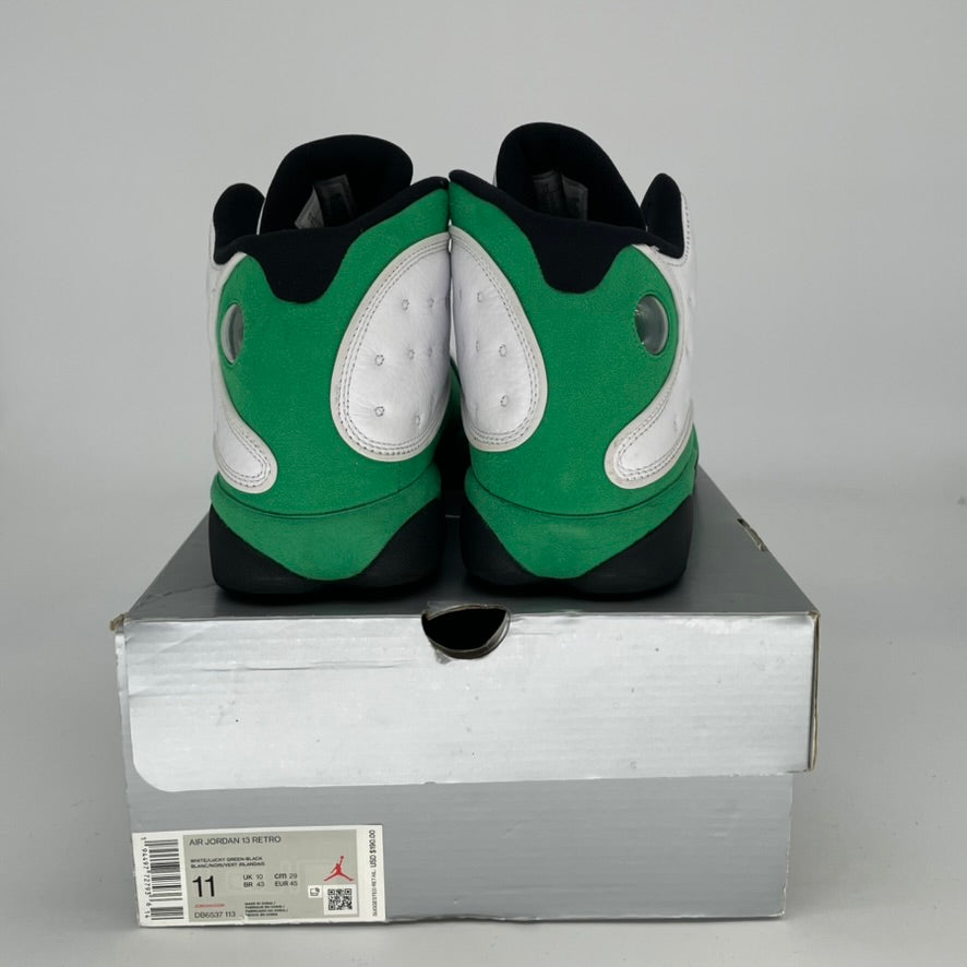 AIR JORDAN 13 Retro Lucky Green Basketball Shoes Men's Size 11 & Women's Size 12.5W - Style DB6537-113 | Perfect for Court Performance & Streetwear Fashion