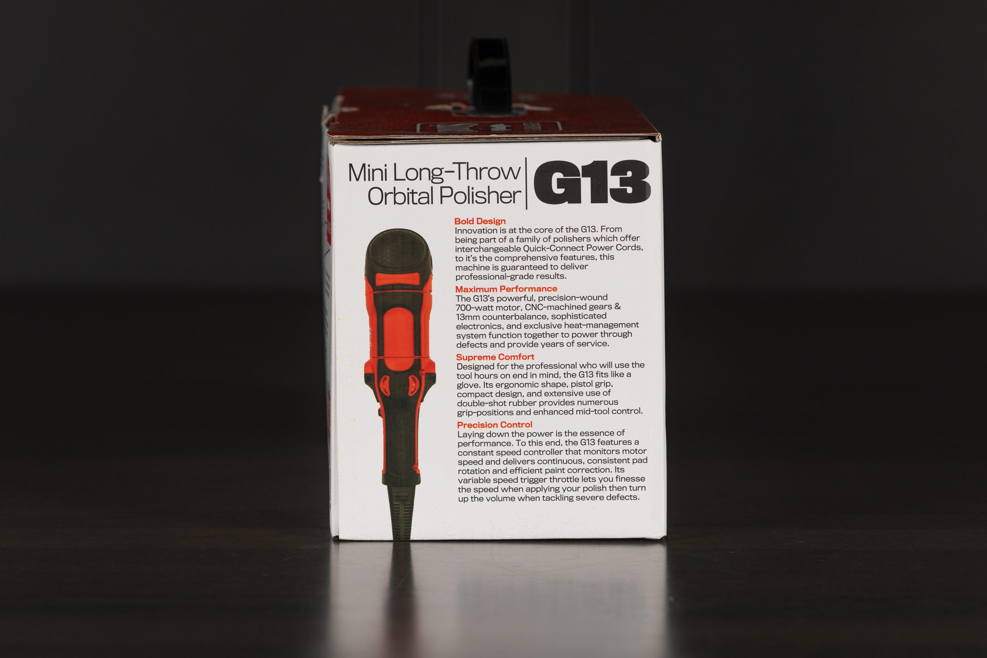 Griot's Garage G13 Mini Long Throw Orbital Polisher - Compact Car Detailing Tool for Paint Correction & Waxing | Perfect for Auto Enthusiasts & Professional Detailers