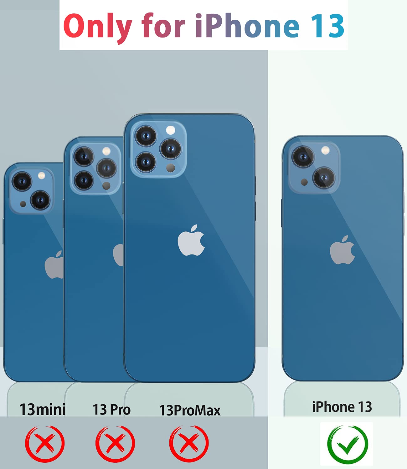 Shockproof Heavy Duty iPhone 13 Case - Military Grade Drop Proof & Dustproof Protection Cover for Apple iPhone 13 (Teal Blue) | Perfect for Outdoor Adventures, Construction Work & Extreme Sports