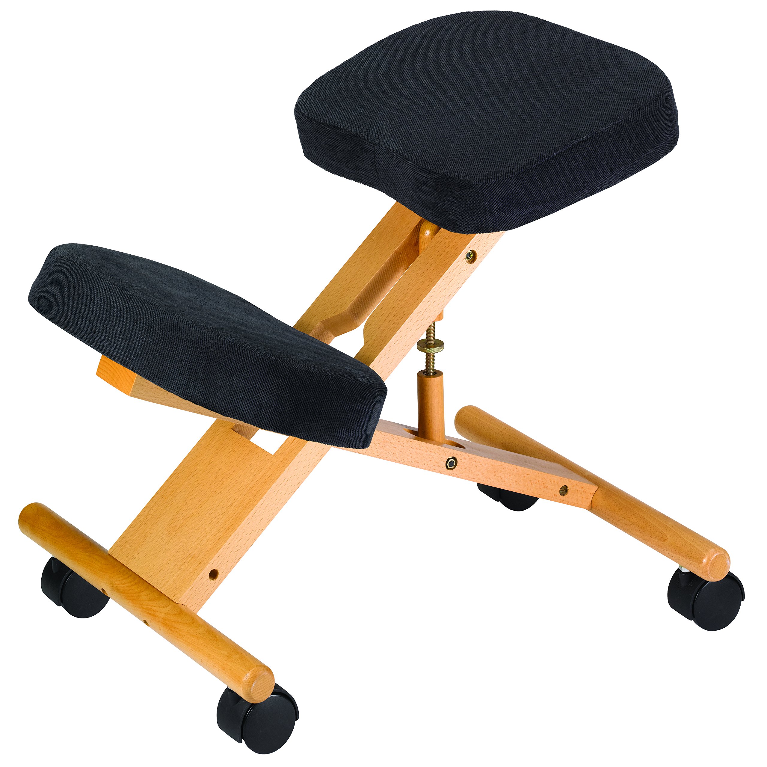 Jobri BetterPosture Ergonomic Kneeling Chair - Classic Kneeling Stool for Back Pain Relief & Posture Correction - Perfect for Office, Home & Meditation Use