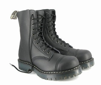 Vegetarian Shoes Airseal 10 Eye Vegan Boots - Eco-Friendly Leather Alternative for Men & Women | Perfect for Outdoor Activities, Work & Casual Wear