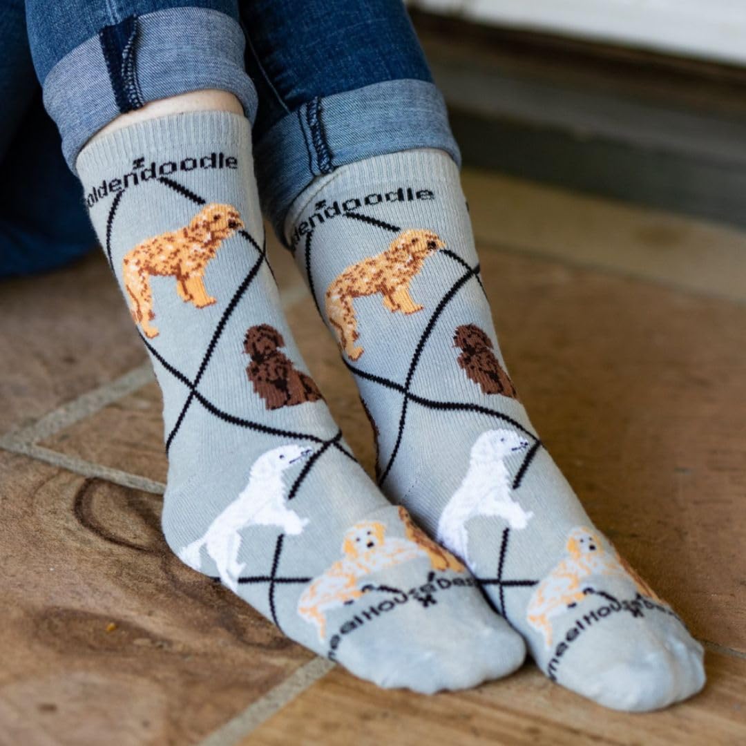 Women's Goldendoodle Socks - Cute Dog Lover Gift - Perfect for Dog Moms, Pet Owners & Animal Enthusiasts - Great for Casual Wear, Gifts & Dog-Themed Outfits