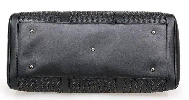 Premium Genuine Leather Travel Bags for Men - Durable Carry-On Luggage & Weekender Bags - Perfect for Business Trips, Vacations & Weekend Getaways