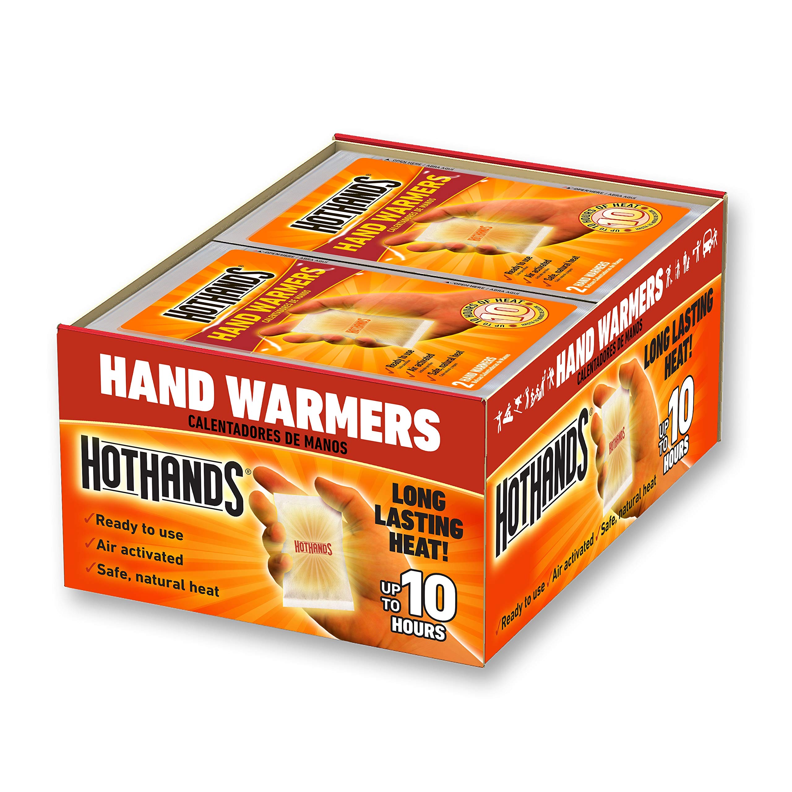 HotHands Hand Warmers - 120 Pair Mega Size Value Pack for Outdoor Activities, Hunting, Camping & Winter Sports