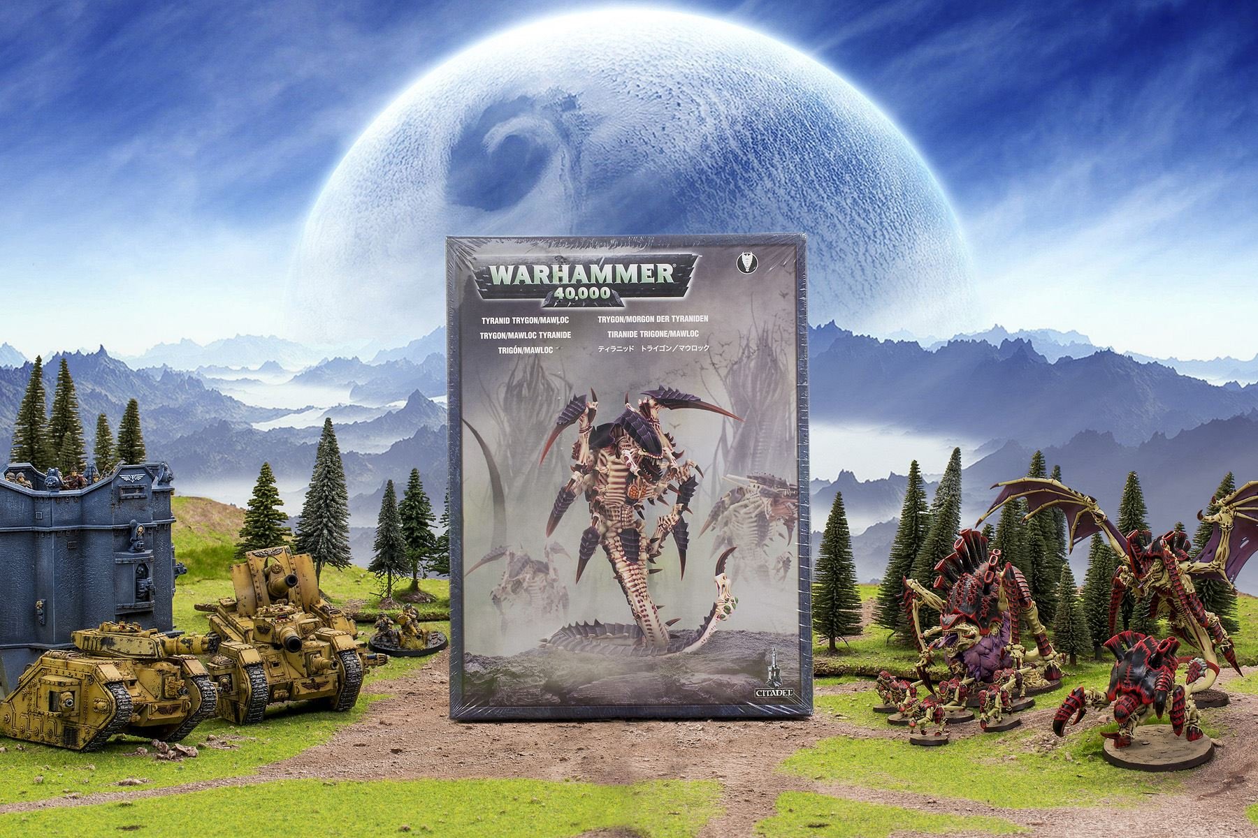 Warhammer 40K Tyranid Trygon/Mawloc Figure for Tabletop Gaming