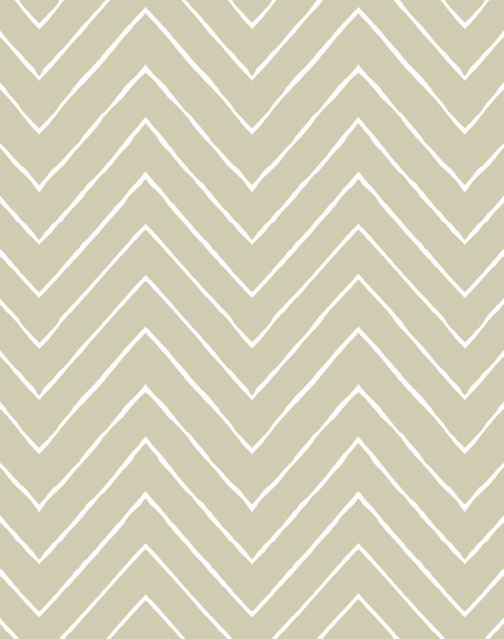 Frances Chevron Wallpaper by Wallshoppe - Modern Geometric Peel & Stick Wallpaper for Nursery, Bedroom, or Living Room Decor - Safari Inspired Home Design