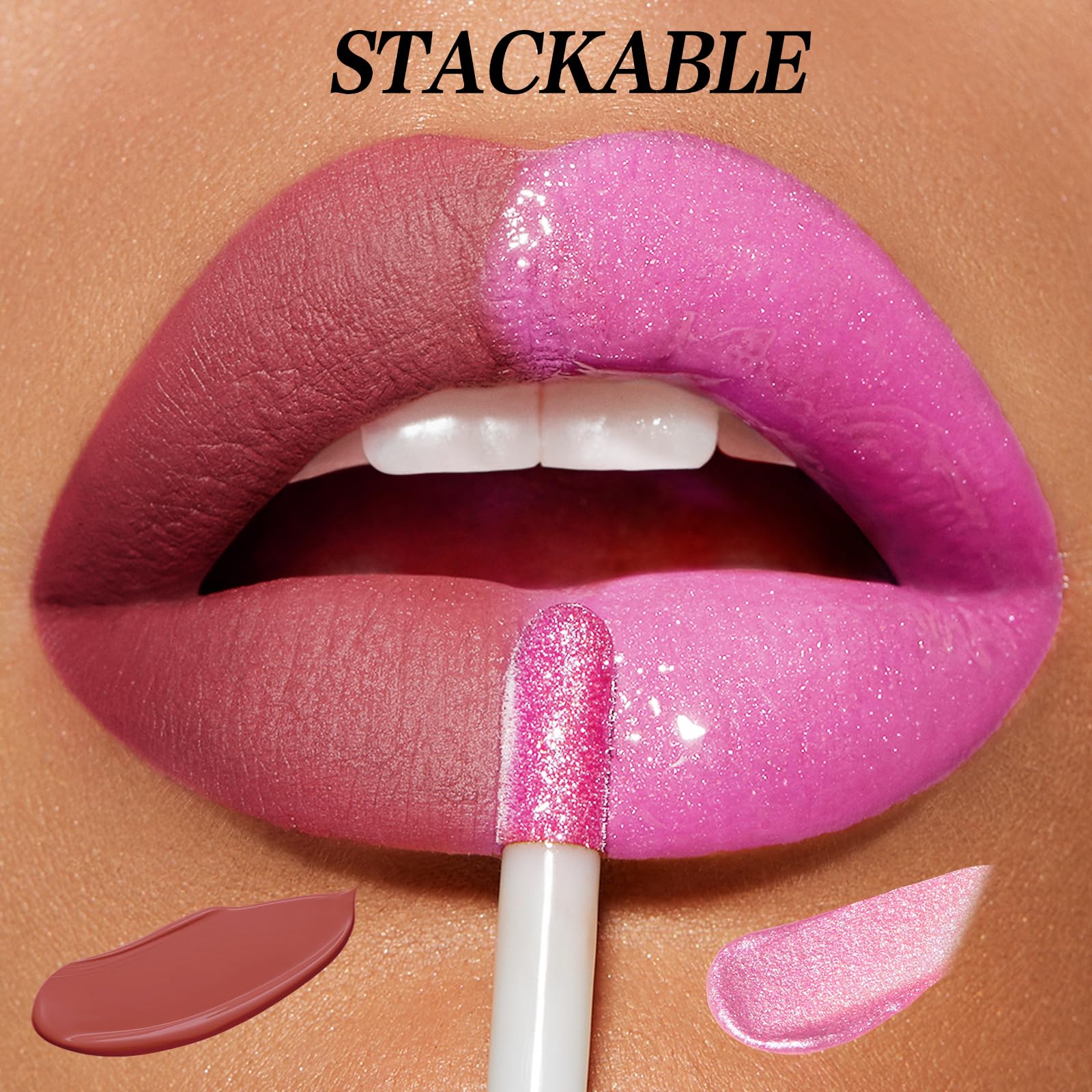 Anglicolor Long-Lasting Lip Gloss Set - 12 Highly Pigmented Vegan & Cruelty-Free Lipsticks, Non-Stick Cup, Smooth Application, No Flaking - Perfect for Daily Wear, Parties & Special Occasions (12PCS)