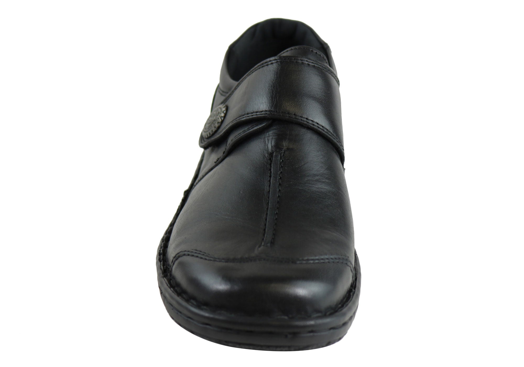 **Cabello Comfort 5072 Women's Wide Fit Leather Shoes with Adjustable Strap – Perfect for Work, Travel & Everyday Comfort**