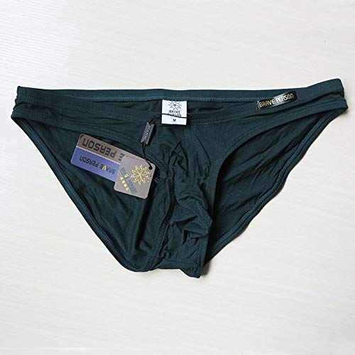 GAOGAO Men's Low Waist Briefs with Pocket - Comfortable No-Restriction Underwear for Active Lifestyle | Perfect for Gym, Travel & Everyday Wear