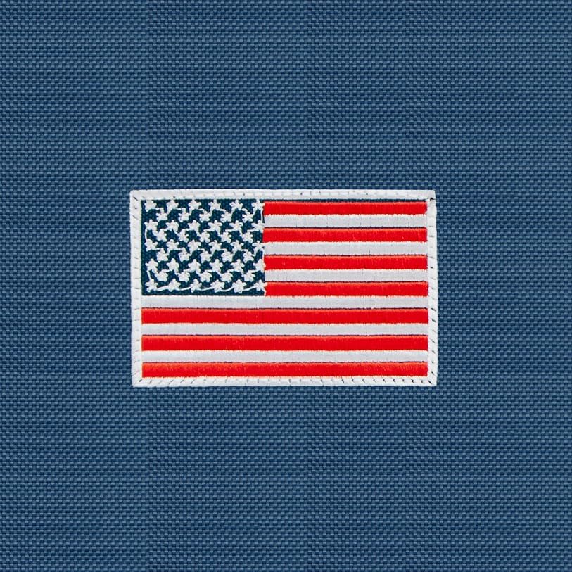 Blue with Red Trim USA Flag