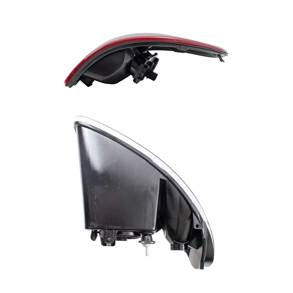 Brock Replacement Halogen Headlights and Tail Lights Set for 2001-2003 Dodge Caravan Chrysler Town & Country Plymouth Voyager - Enhanced Night Visibility & Safety Driving