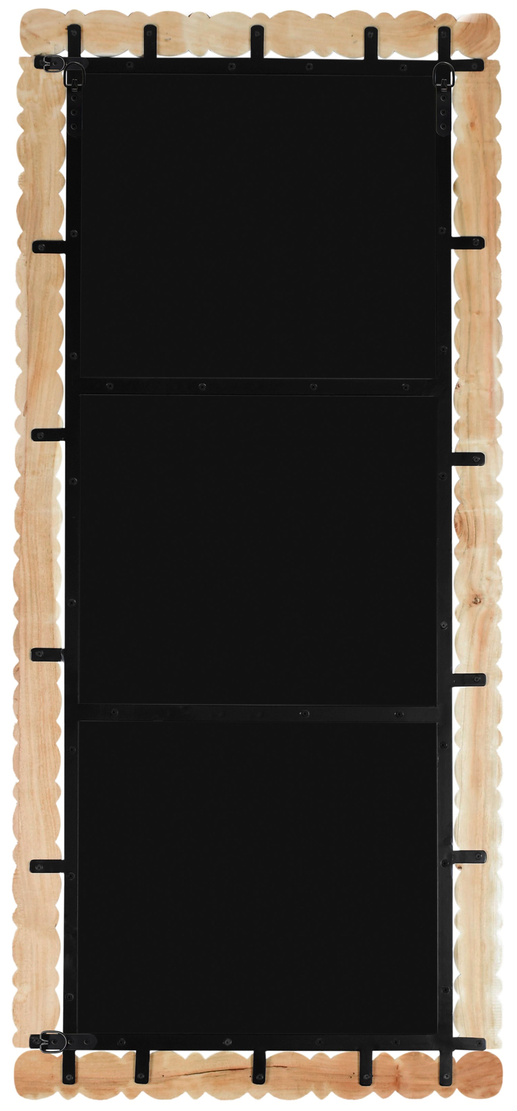 Aubrey Bleached Natural Oak Mirror - Full Length Wall Mirror for Bedroom, Living Room & Entryway - Rustic Farmhouse Decor for Home & Office