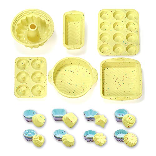 46PCS Silicone Bakeware Set