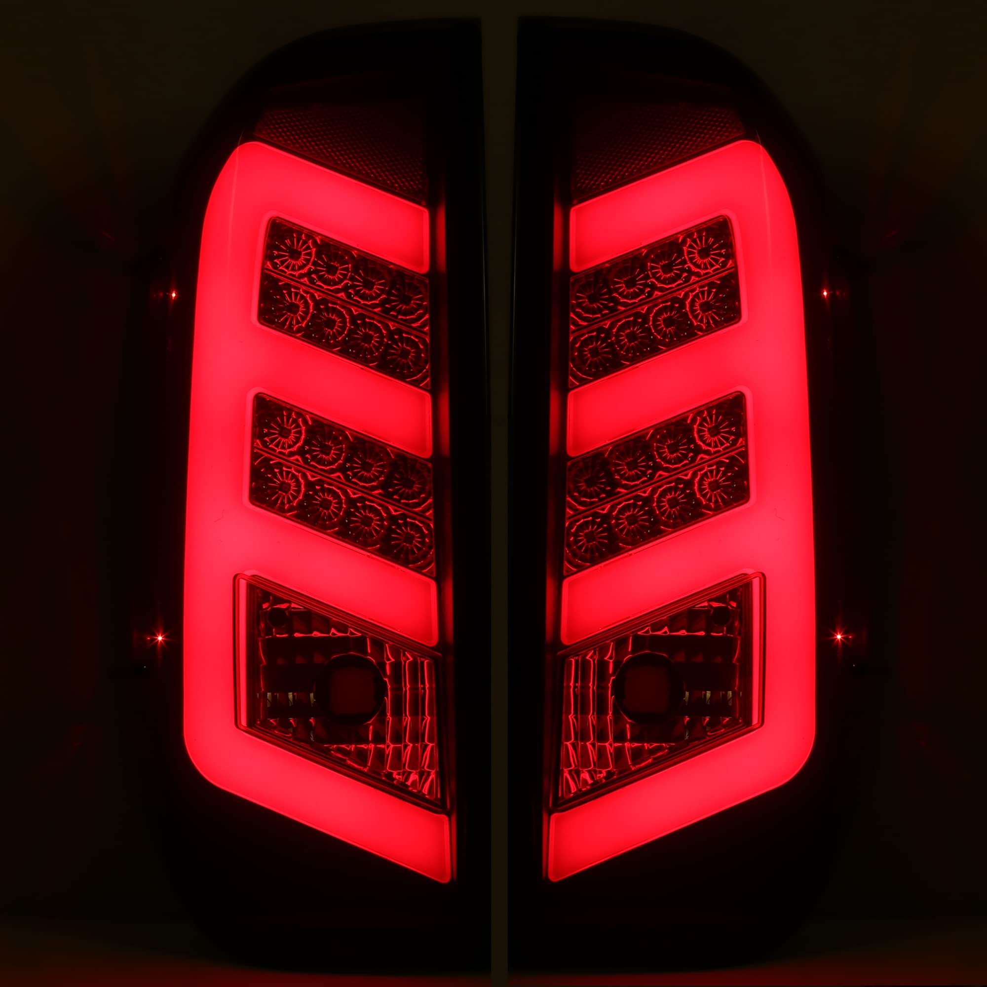 HECASA LED Tail Lights for 2014-2021 Toyota Tundra - Black Smoke Brake Rear Lamps Pair Replacement (Fits TO2800193, TO2801193) | Enhanced Visibility & Style for Night Driving & Off-Road Adventures