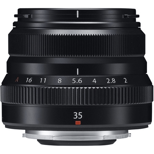 Fujifilm Fujinon XF 35mm f/2 R WR Prime Lens (Black) - Compact Weather-Resistant Lens for Street Photography, Portraits & Travel | Compatible with Fujifilm X-Mount Mirrorless Cameras