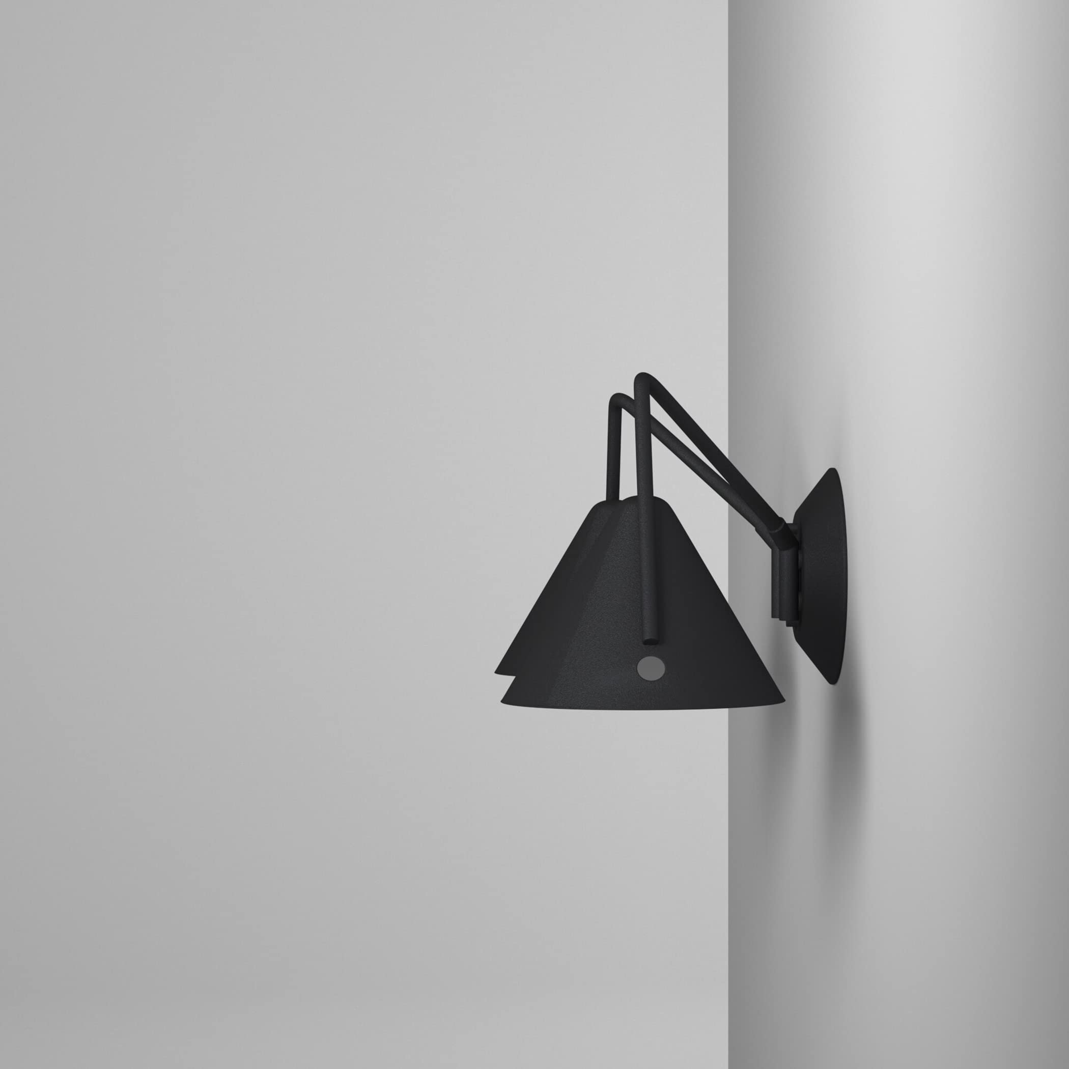 Justice Design Zag Dimmable Integrated LED 2-Light Wall Sconce - Matte Black Finish for Living Room, Bedroom, Bathroom, Hallway & Office | Modern Lighting Fixture for Home Decor & Ambient Lighting