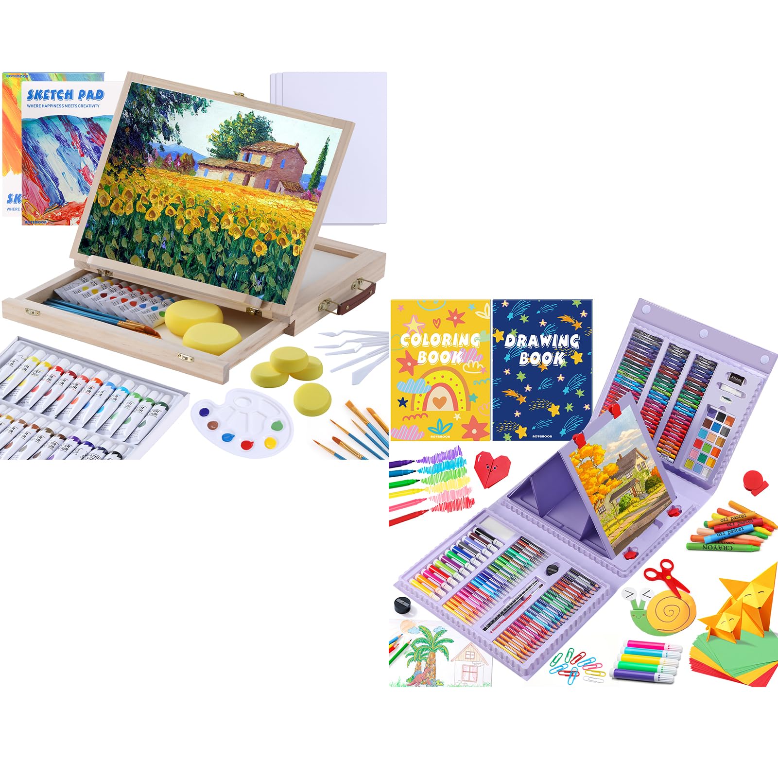 Premium Kids Watercolor Paint Set & Drawing Art Supplies - Complete Craft Kit for Beginners, Boys & Girls, Teens - Perfect Gift for Young Artists & Creative Projects at Home, School, or Studio