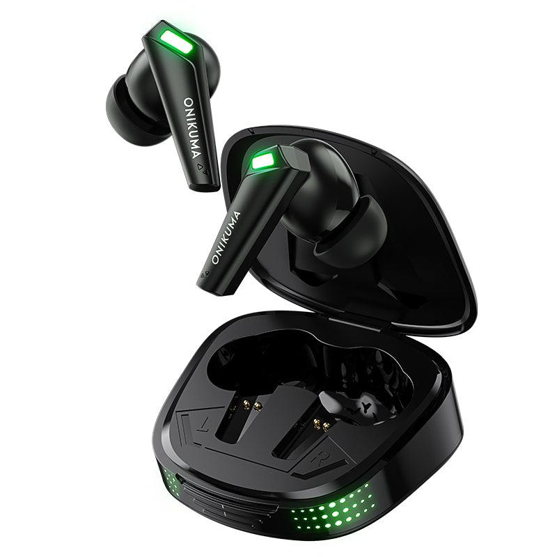 ONIKUMA T308 Wireless Bluetooth Earbuds with 40ms Low Latency & 10H Battery Life - Perfect for Gaming, Workouts, and Commuting