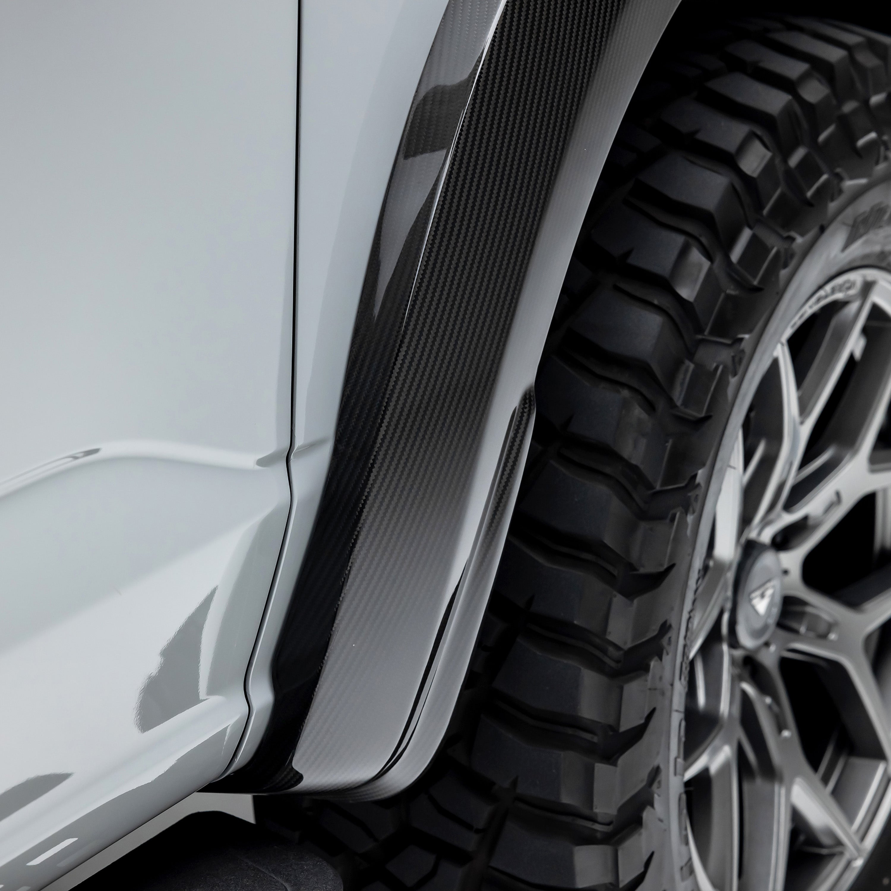 Ford F-150 Raptor R Carbon Fiber Fender Flares | 2x2 Twill PP Material | Off-Road Protection & Style Upgrade for Trucks