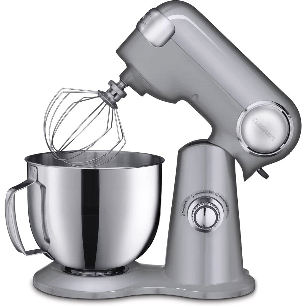 Cuisinart Precision Master 5.5 Qt (5.2L) Stand Mixer - Heavy Duty Kitchen Mixer with 500W Motor for Baking, Dough Kneading & Cake Mixing - Perfect for Home Bakers & Professional Chefs