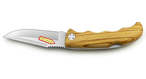 Puma El Dedo Olive Green Folding Pocket Knife - Premium German Steel Blade for Outdoor Camping, Hiking & Everyday Carry (EDC)
