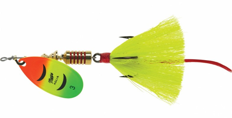 Mepps Dressed Aglia Inline Spinners - Premium Fishing Lures for Trout, Bass & Walleye - Best for Freshwater & Saltwater Fishing Adventures