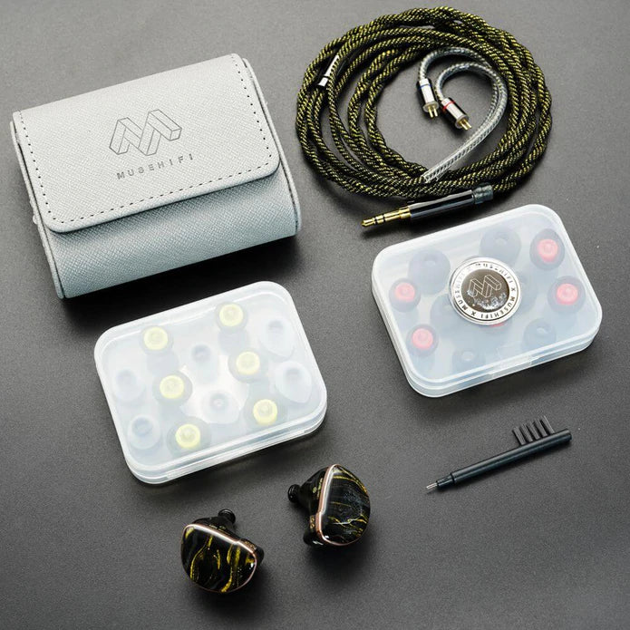 Muse HiFi POWER Planar Magnetic In-Ear Monitors (IEMs) - Premium Audiophile Earbuds for Music Lovers, Studio Monitoring & Gaming