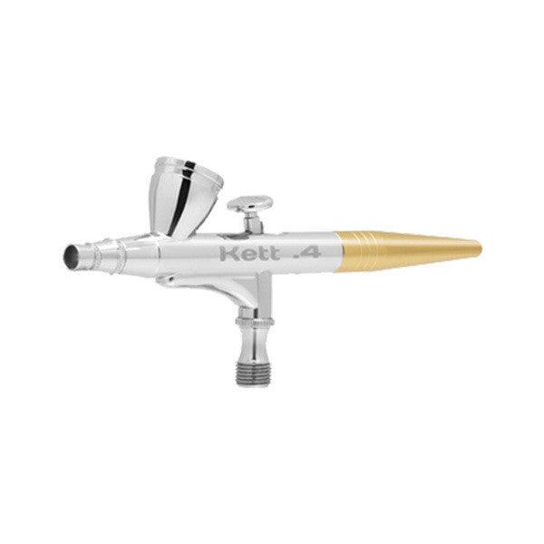 Professional Kett .40mm Airbrush Kit for Fine Art, Model Painting & Cake Decorating - High Precision Airbrush Gun with Dual Action Control - Perfect for Hobbyists, Artists & DIY Projects