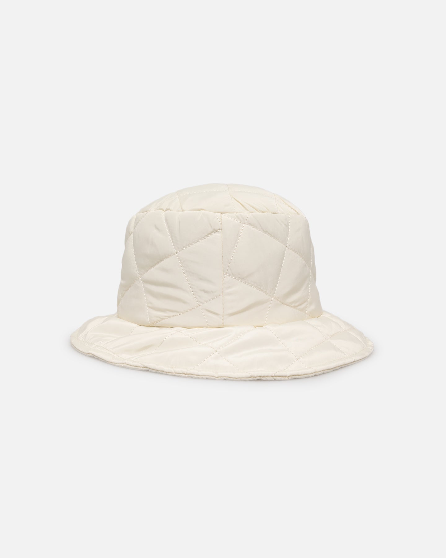 404 Quilted Bucket Hat Off White - Stylish Sun Protection for Outdoor Activities, Beach, Hiking & Travel