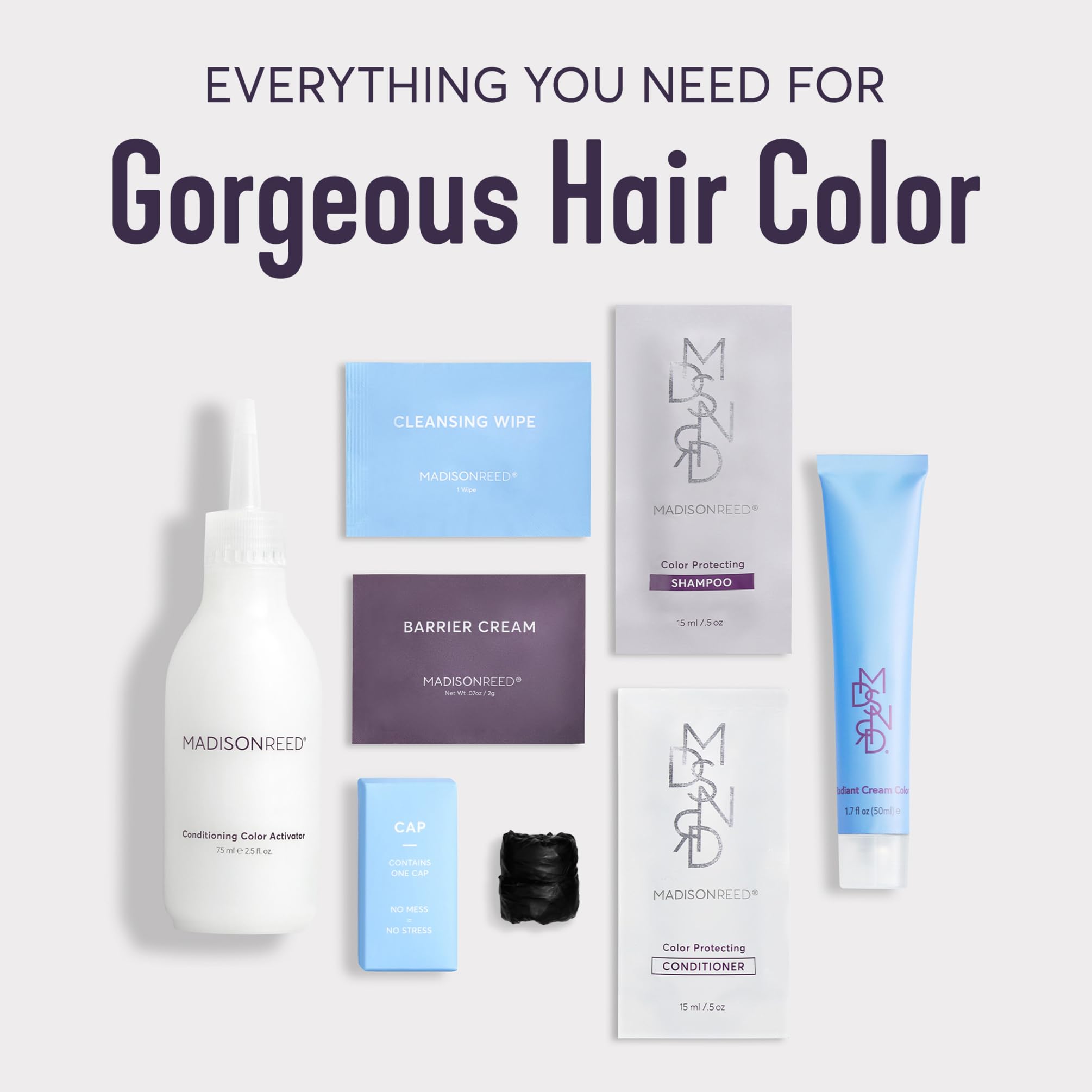 Madison Reed Radiant Hair Color Kit - Dark Auburn Red Permanent Dye for 100% Gray Coverage | Ammonia-Free, 5NRM Trieste Red | Pack of 2 | Perfect for At-Home Hair Coloring & Salon-Quality Results