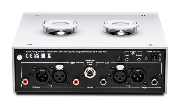 Pro-Ject Tube Box DS3 B Tube Phono Preamplifier - High-End Vinyl Record Player Preamp for Audiophiles & Home Theater Systems