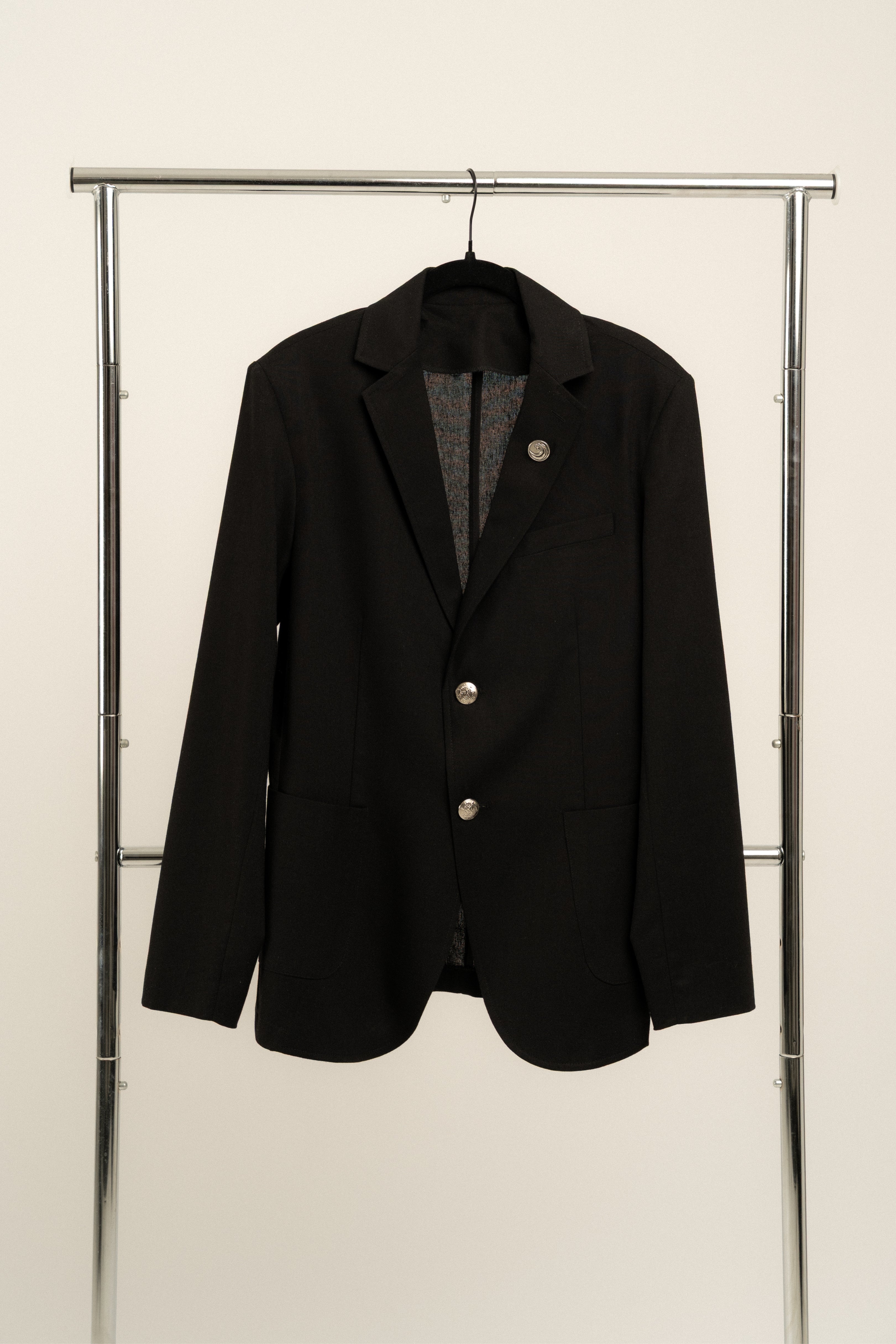 Stylish Newport Black Linen Blazer for Men - Lightweight Summer Business Casual Jacket - Perfect for Weddings, Office Wear & Outdoor Events