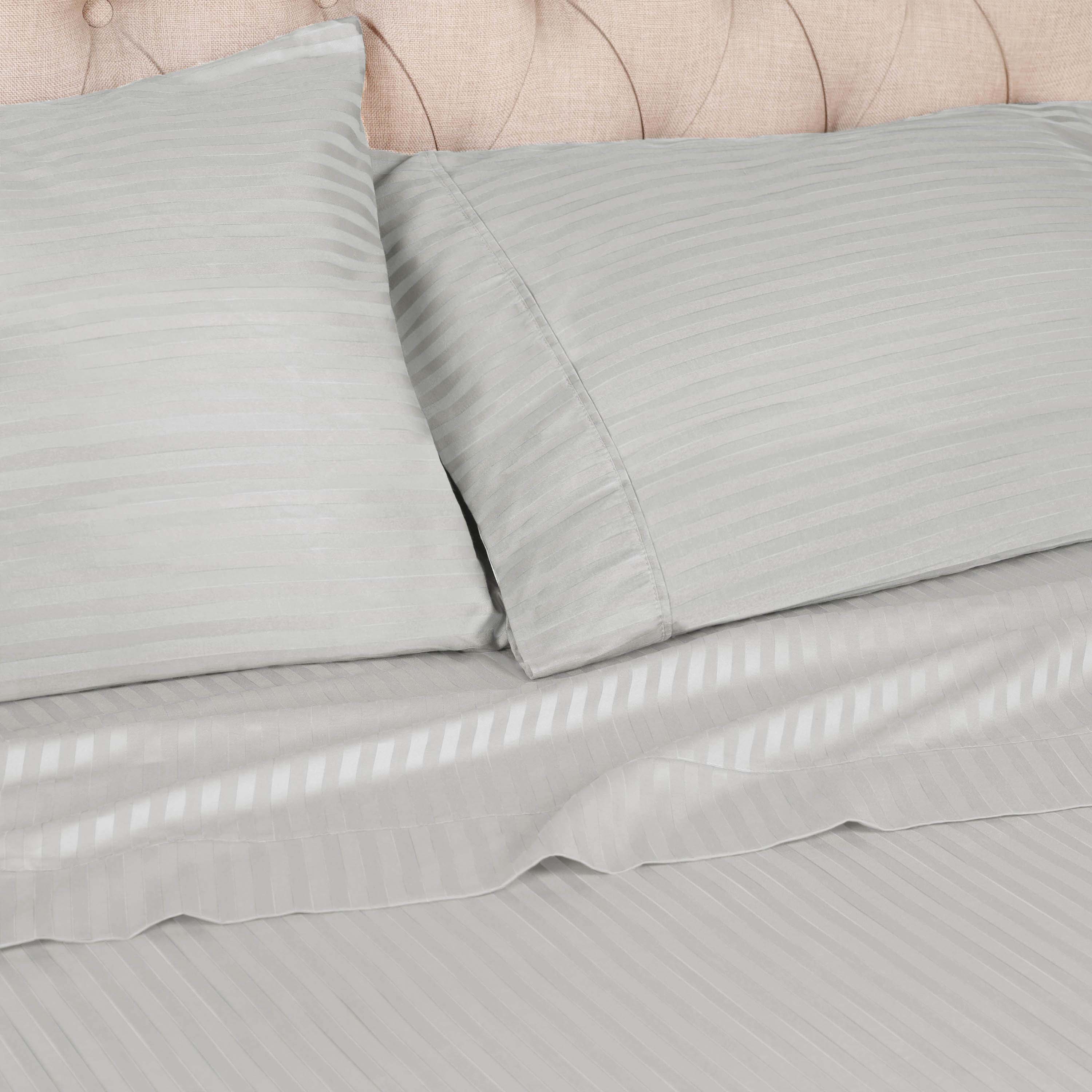 Premium 400 Thread Count Egyptian Cotton Pillowcase Set of 2 - Soft & Breathable Bedding for Side Sleepers, Hotel Luxury Feel - Perfect for Master Bedroom, Guest Room & Travel