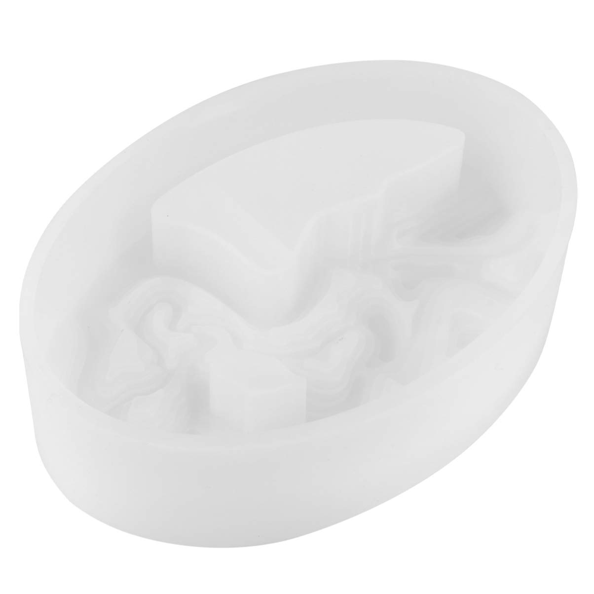 Premium Oval Crystal Epoxy Resin Mold - Silicone DIY Jewelry Making Mold for Pendants, Earrings & Charms - Perfect for Handmade Crafts, Gifts & Home Decor