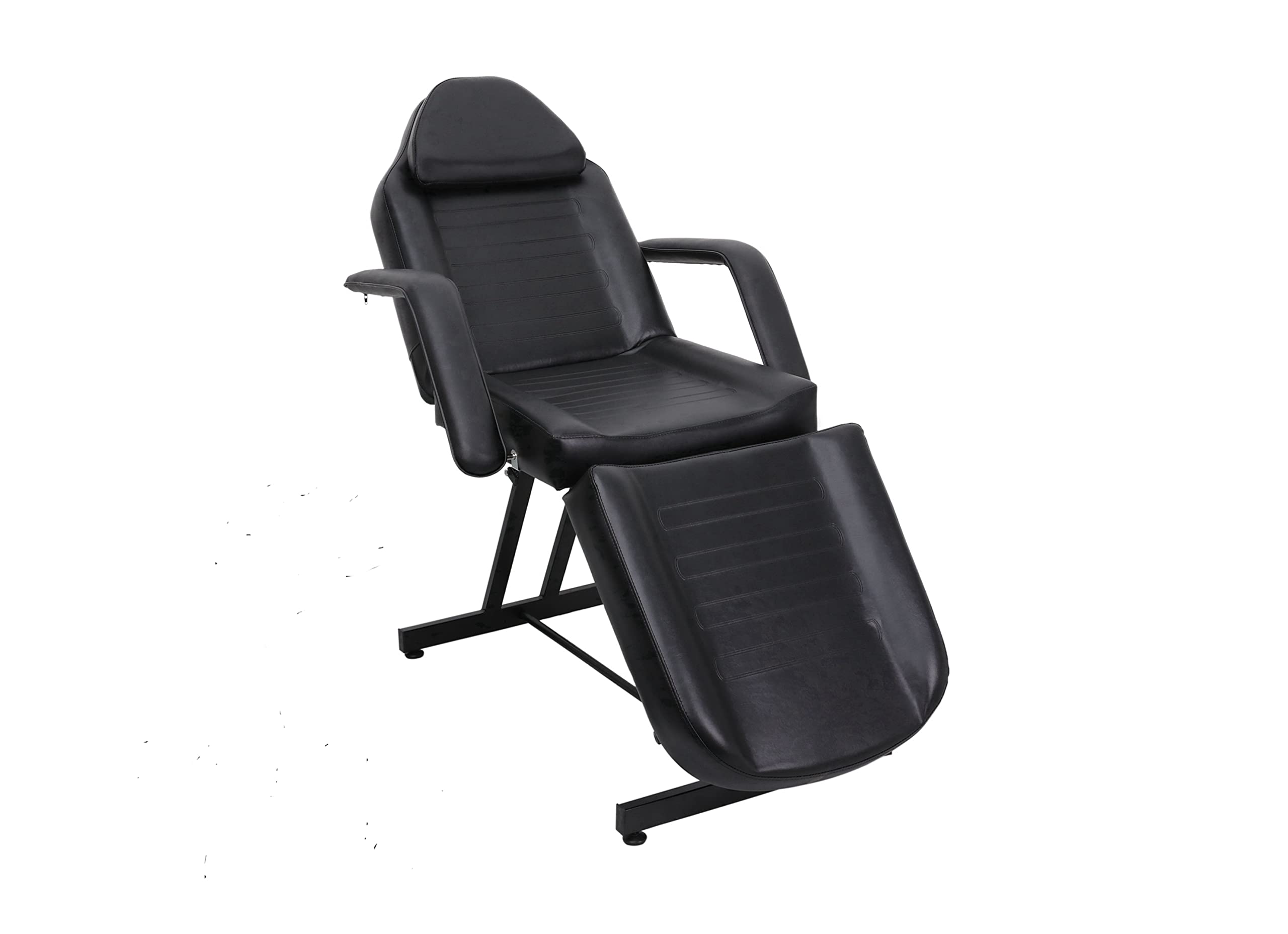 Professional Adjustable Esthetician Bed - Multi-Purpose Spa Facial Chair for Salon, Beauty Treatments & Tattoo - Black | Perfect for Facial Therapy, Massage & Cosmetic Procedures