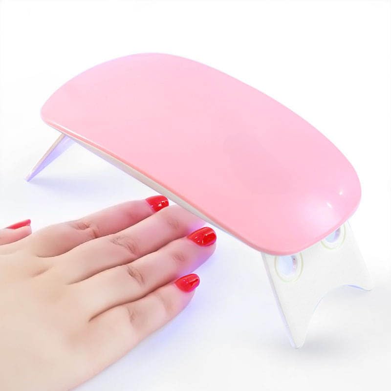 Professional 6W UV LED Nail Lamp for Gel Polish - Fast Drying Nail Dryer with Curing Light for Salon & Home Manicure - Perfect for Gel Nail Art, Acrylics & DIY Nail Care