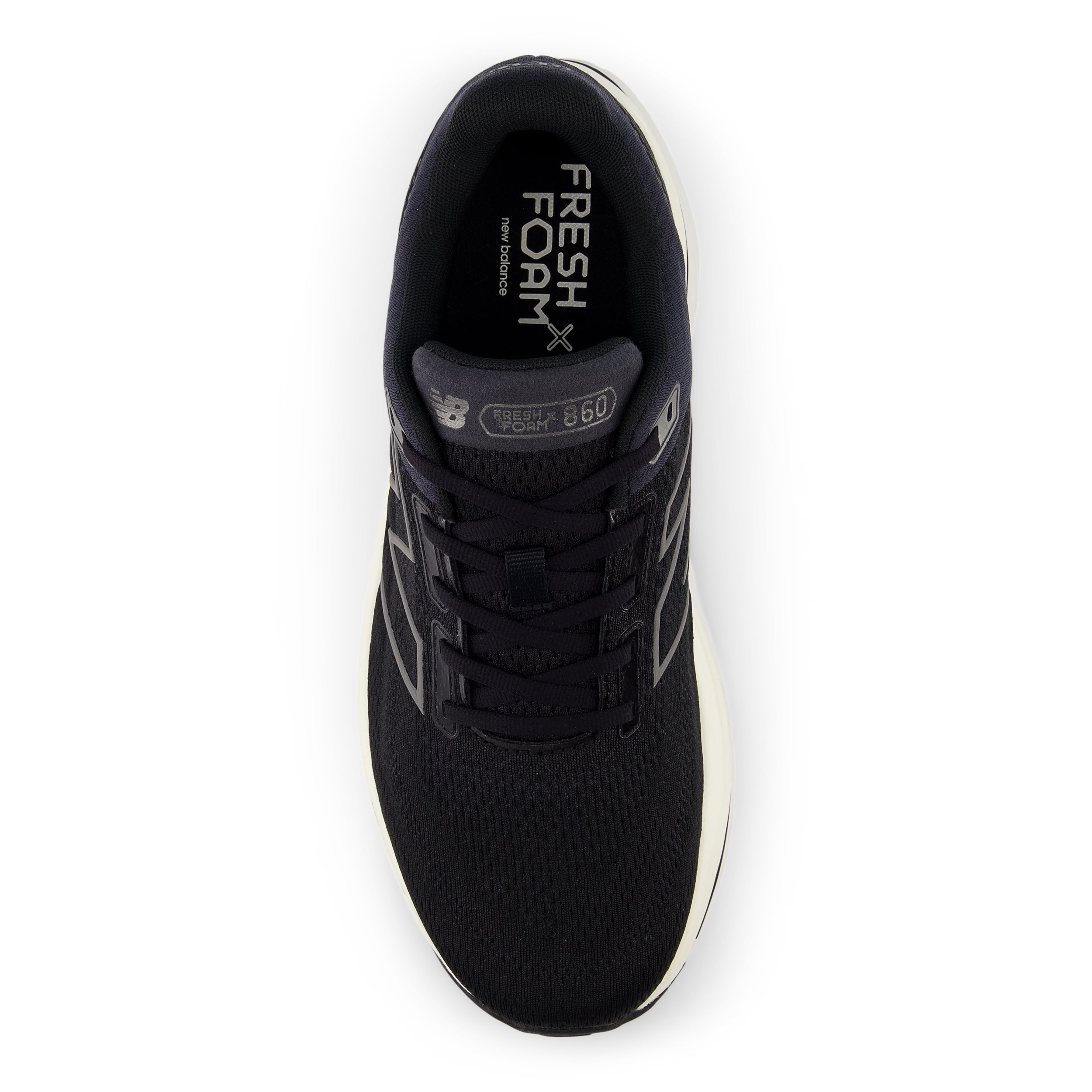 Men's New Balance Fresh Foam X 860v14 Wide Running Shoes - Black/Phantom/Sea Salt - Stability & Cushion for Long Distance Running, Jogging, Gym Workouts