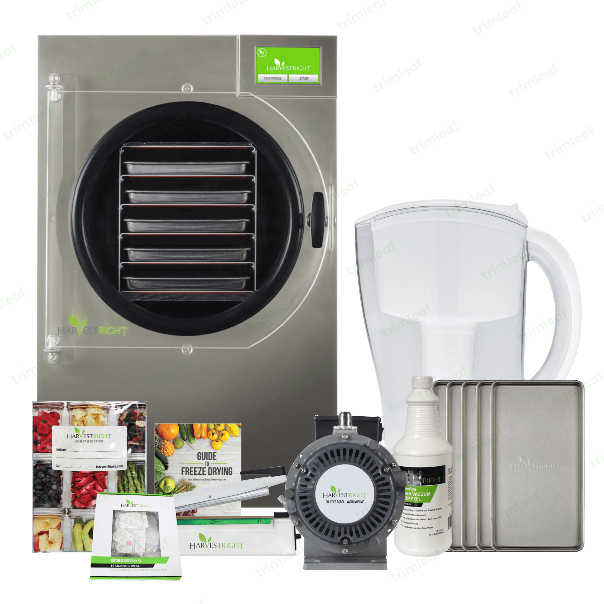 Harvest Right Medium Pro Stainless Steel Home Freeze Dryer with 5 Trays & Mylar Kit - Perfect for Food Preservation, Emergency Preparedness, and Long-Term Storage