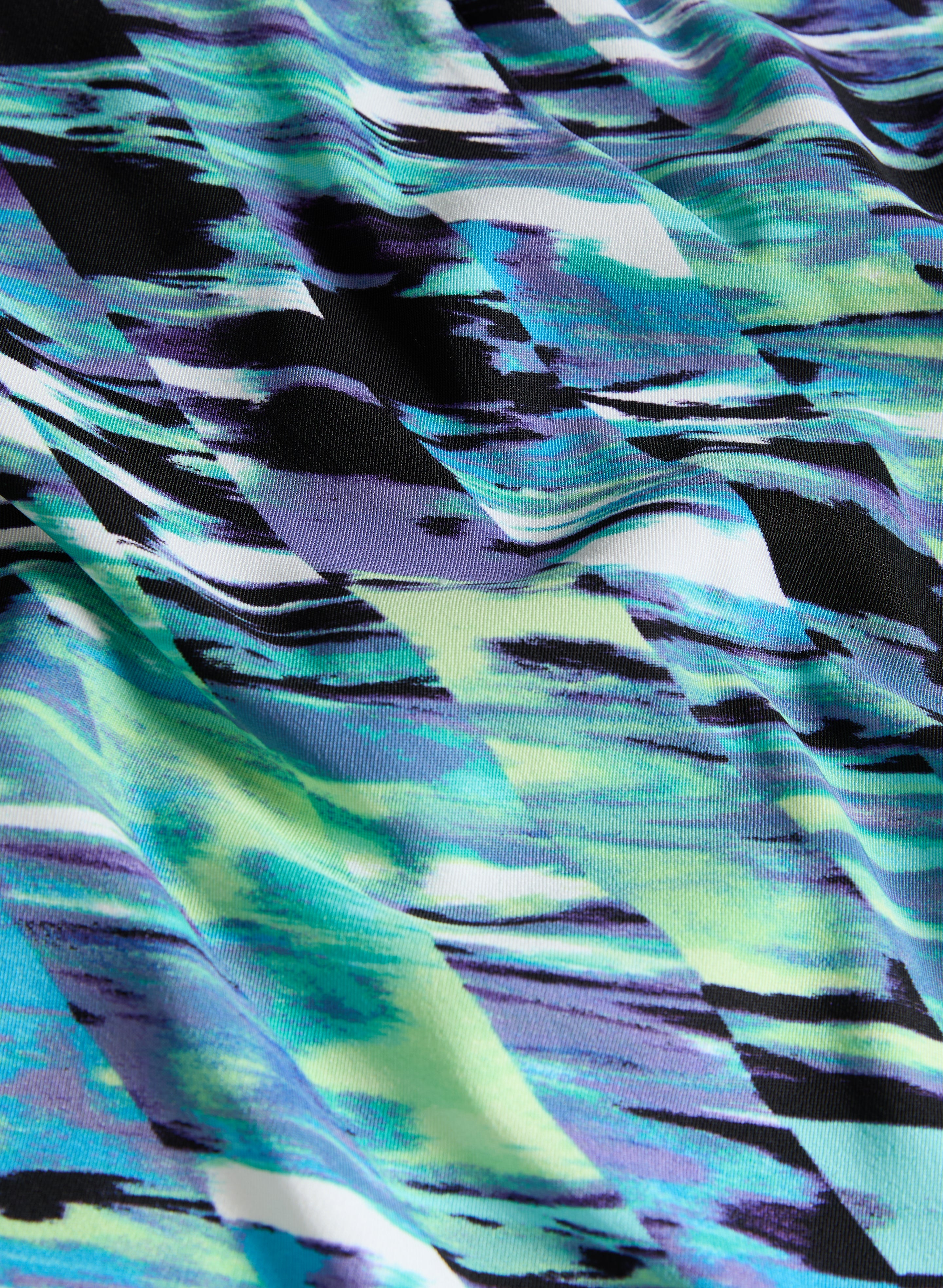 Stylish Abstract Print Dress for Women - Trendy Floral Pattern Maxi Dress for Casual Outings & Summer Vacations