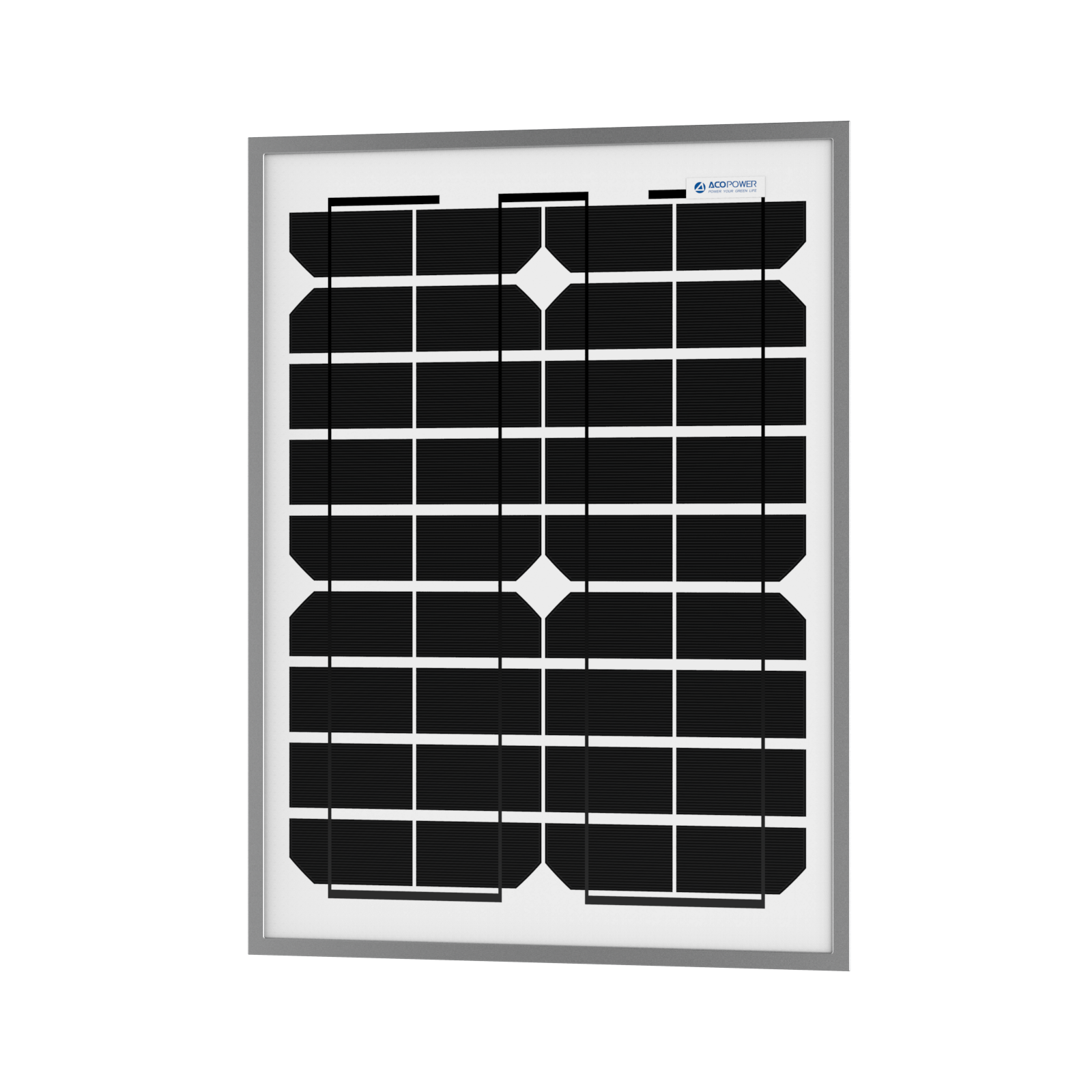 ACOPower 20W Monocrystalline Solar Panel for 12V Battery Charging - Portable Off-Grid Power for RV, Boat, Camping & Emergency Use