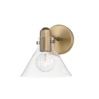 Richard Wall Sconce - Elegant Vintage Brass Wall Light Fixture for Living Room, Bedroom & Hallway | Perfect for Home Decor & Ambient Lighting