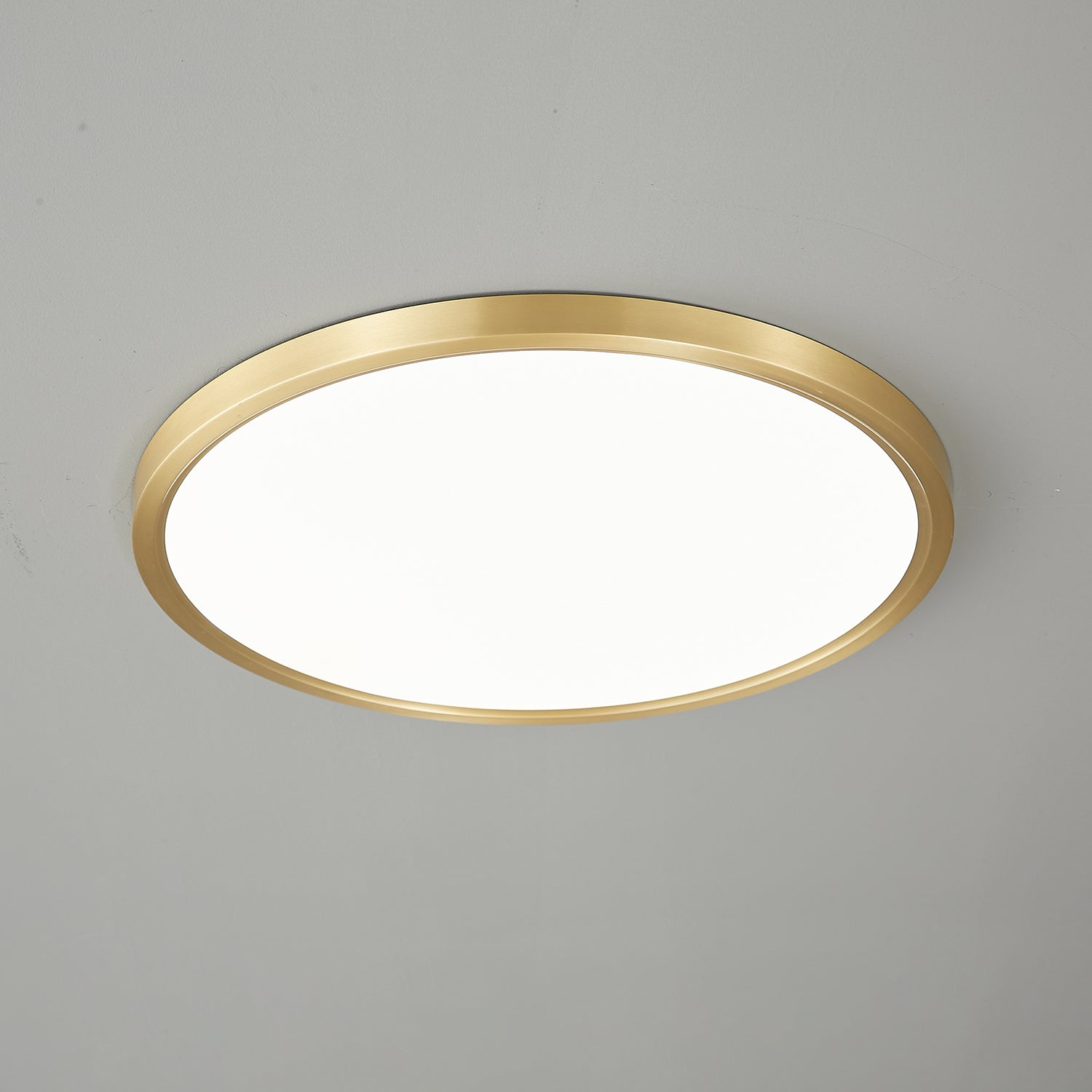 Aurea Disc Ceiling Light - Modern LED Flush Mount Fixture for Bedroom, Living Room & Kitchen - Dimmable Round Lighting for Home & Office Decor