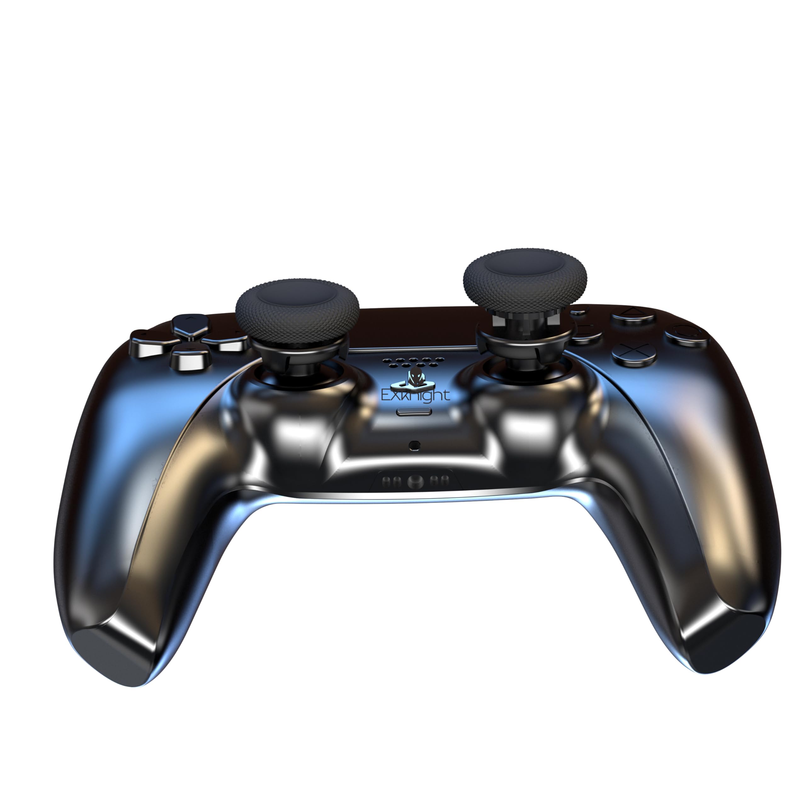 EXknight Controller Freaks - Adjustable Height Thumbstick Grips for PS4 & PS5 Controllers (1 Mid Rise 7-8mm, 1 High Rise 9-12mm) - Improve Gaming Performance & Comfort for FPS, Racing & Action Games