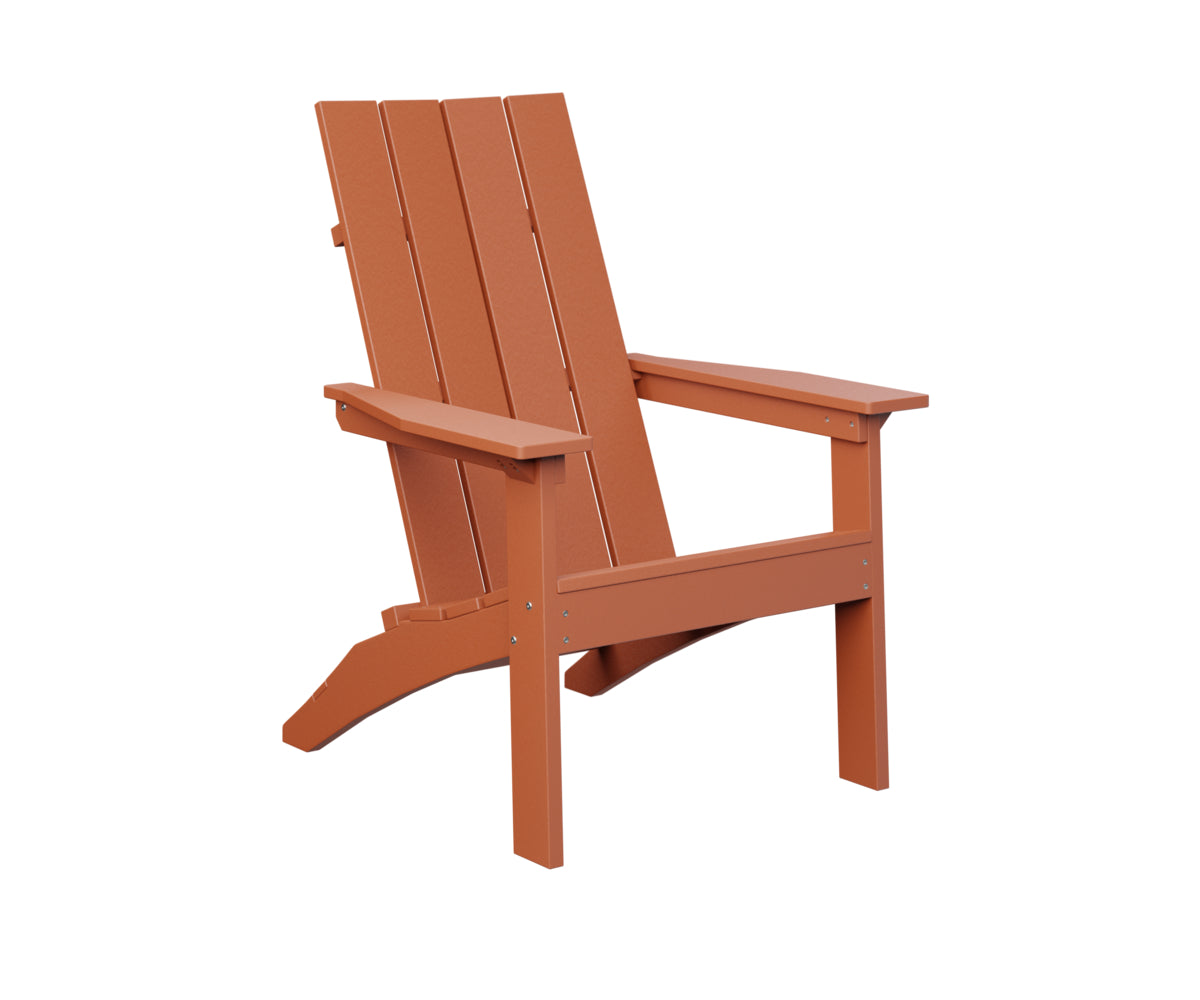 Berlin Gardens Mayhew Stationary Adirondack Chair - Heavy Duty Outdoor Patio Furniture for Garden, Deck, Poolside & Backyard Relaxation