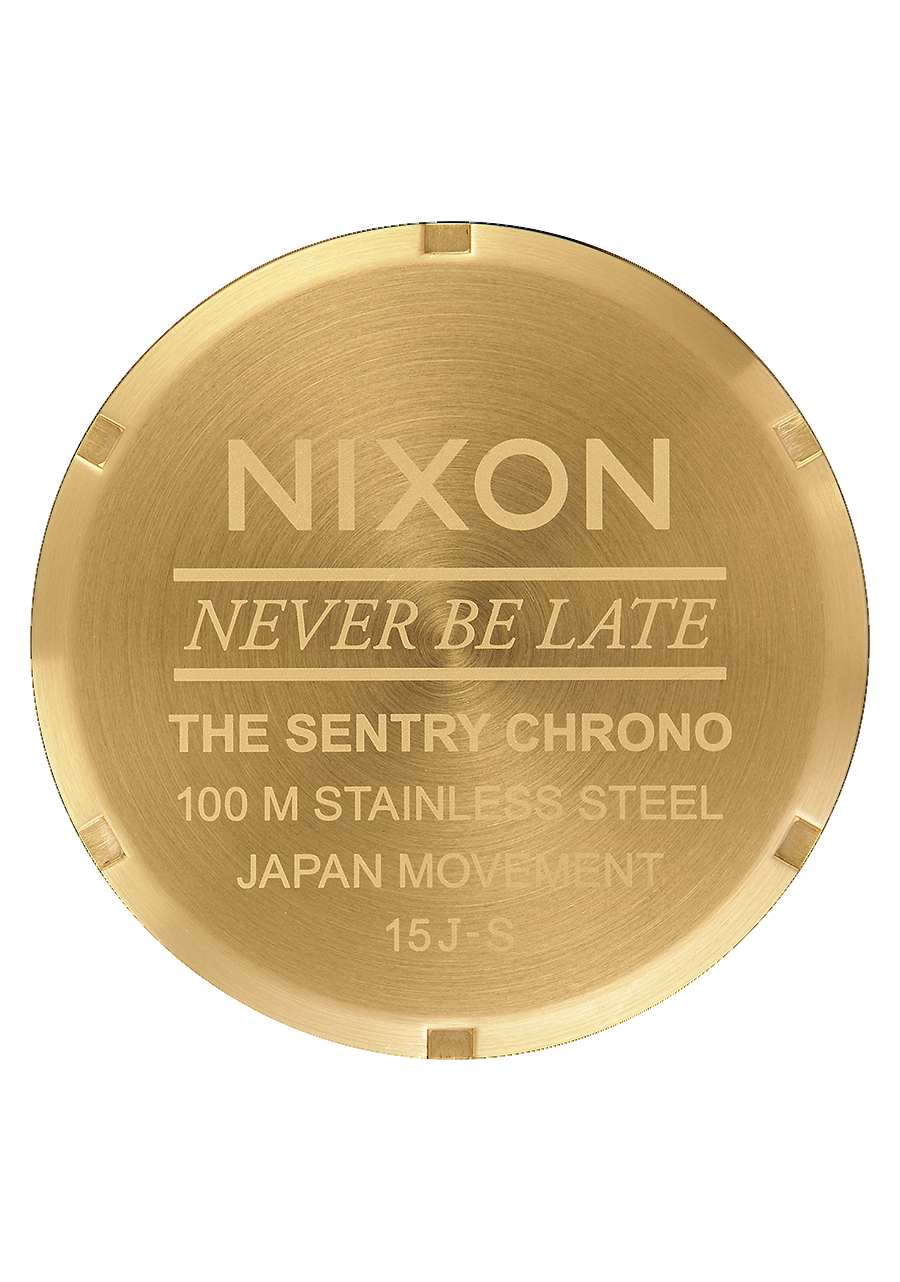 Sentry Chrono All Gold Stainless Steel Watch - Luxury Men's Timepiece for Business, Casual & Formal Occasions