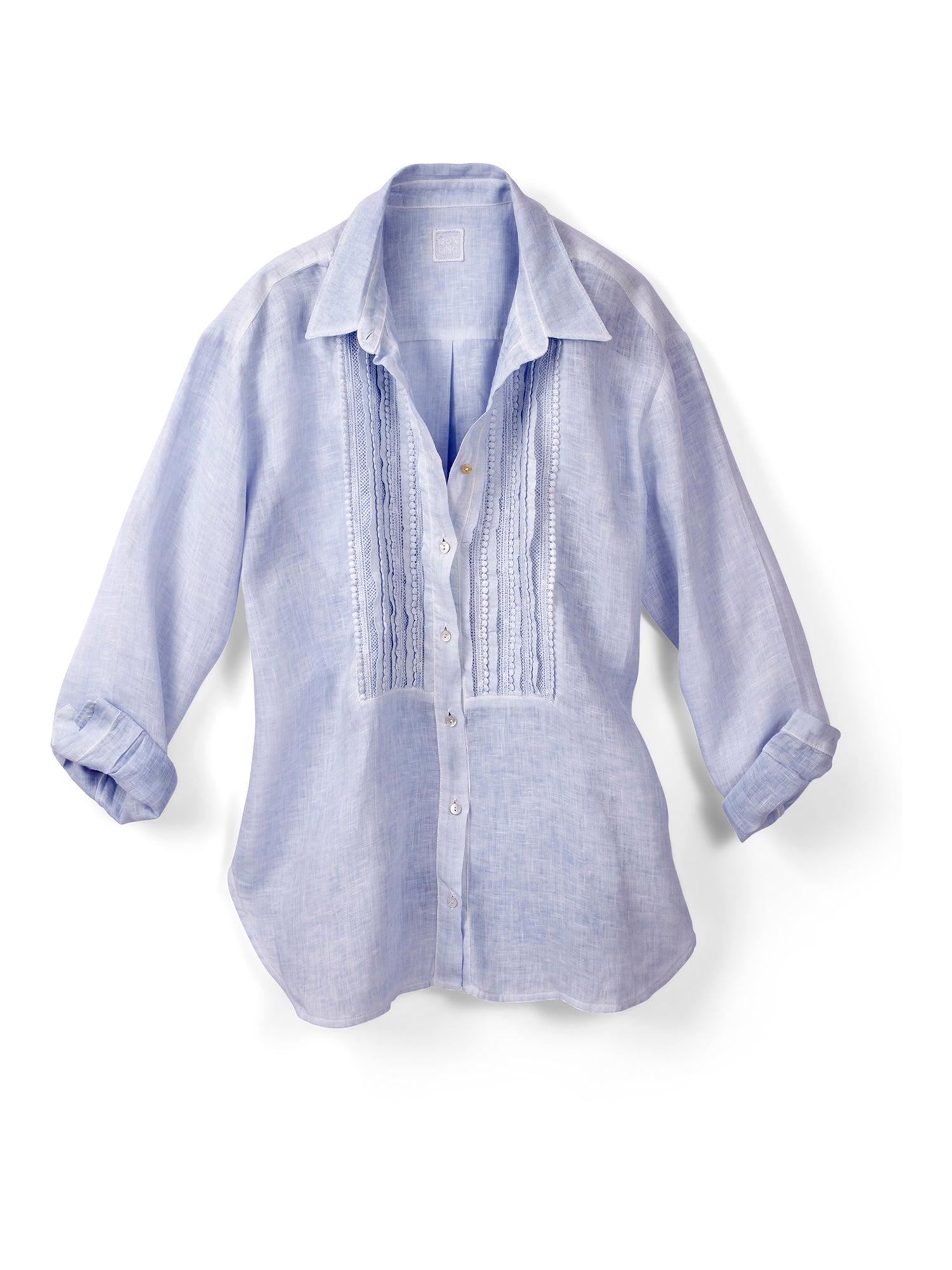 Lilja Ruffle Linen Shirt for Women - Breathable Summer Blouse with Feminine Ruffles - Perfect for Beach Outings, Date Nights & Casual Office Wear