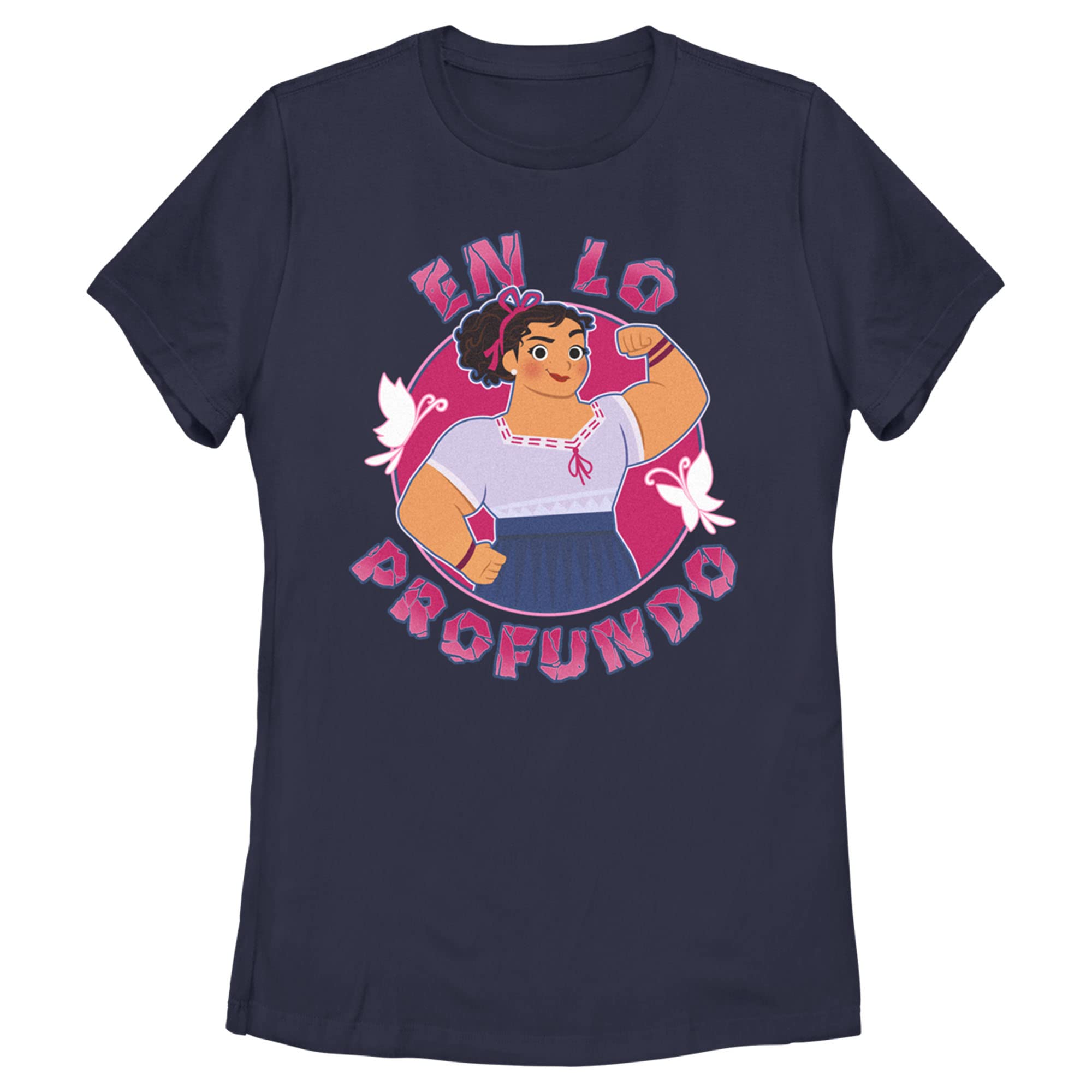 Fifth Sun Women's Encanto Luisa 'Surface Pressure' Graphic T-Shirt | Disney Inspired Casual Tee for Everyday Wear, Cosplay & Disneybounding