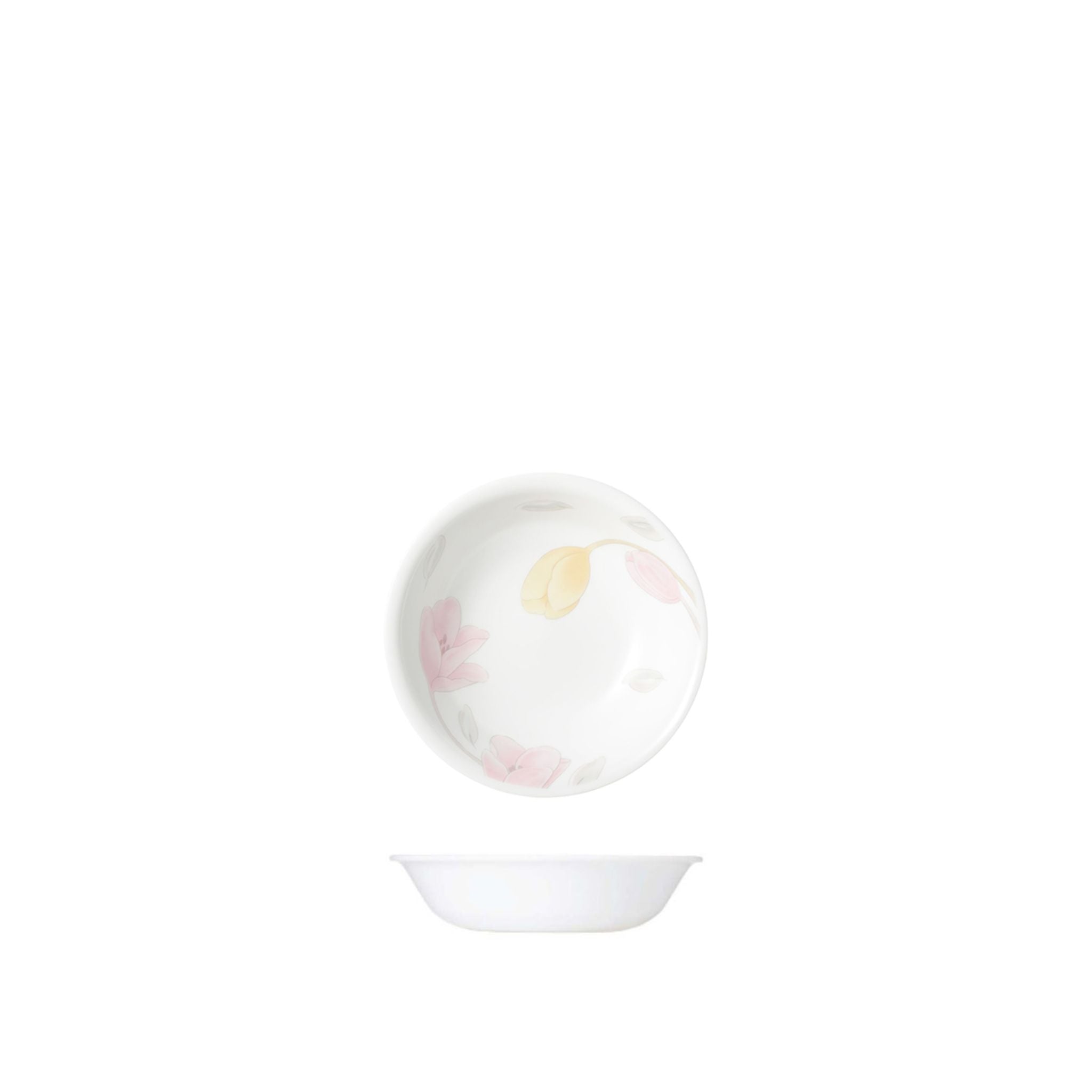 Corelle 290ml Dessert Bowl Set - Elegant City White (410 EC) - Durable Porcelain Dessert Dishes for Ice Cream, Pudding & Fruit - Perfect for Dining, Entertaining & Daily Use